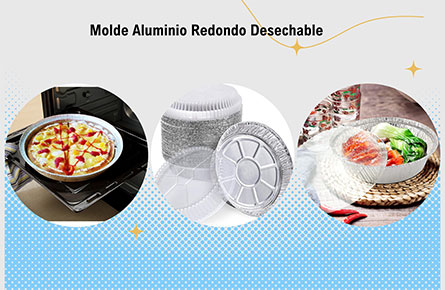 molde aluminio redondo desechable